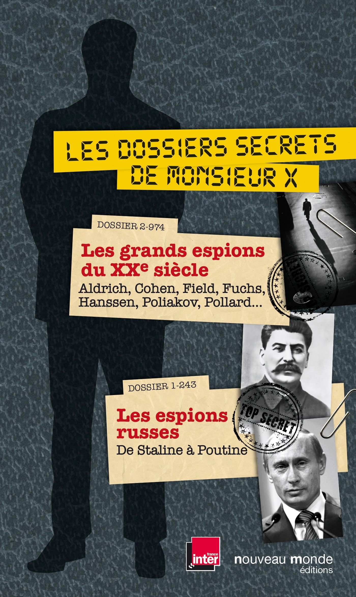 Coffret Les grands espions du XXe siècle et Les Espions russes.