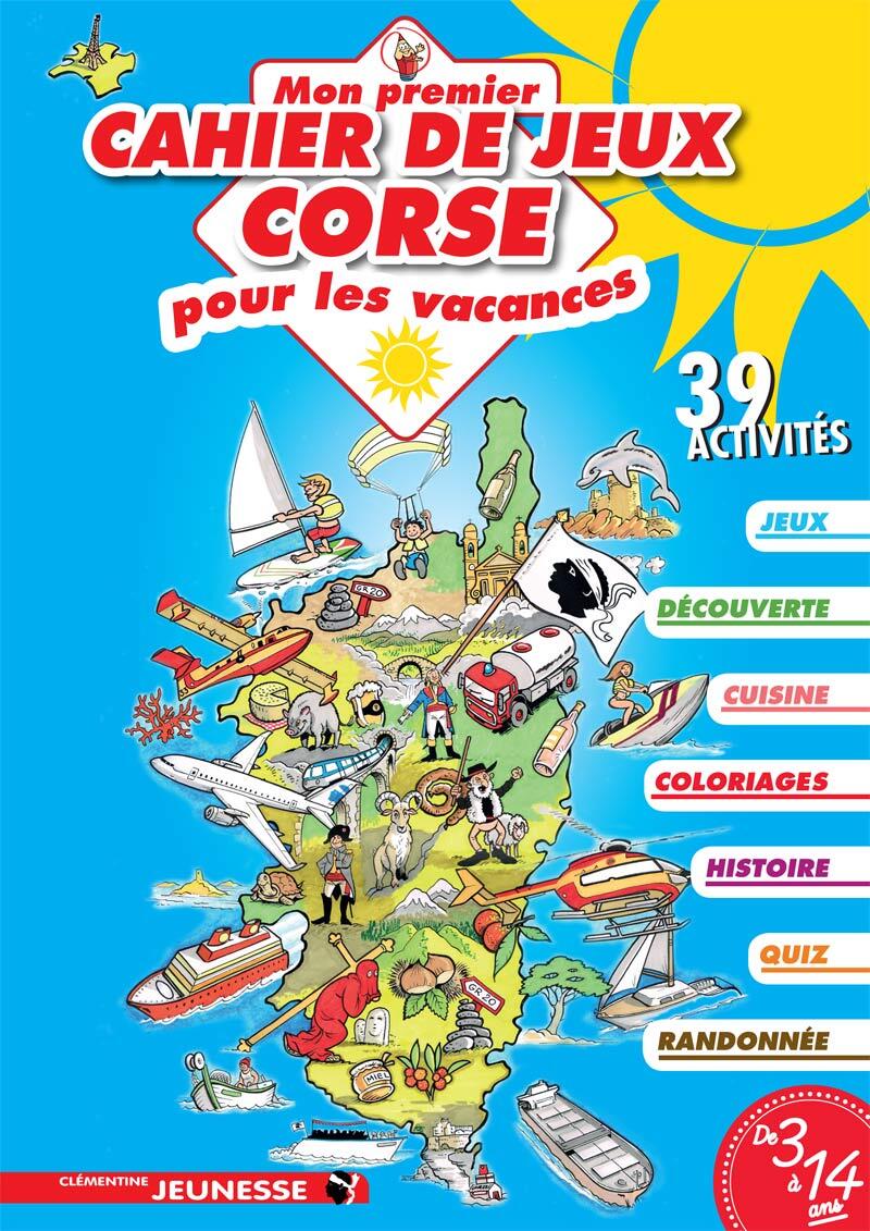 Mon premier cahier de jeux Corse pour les vacances