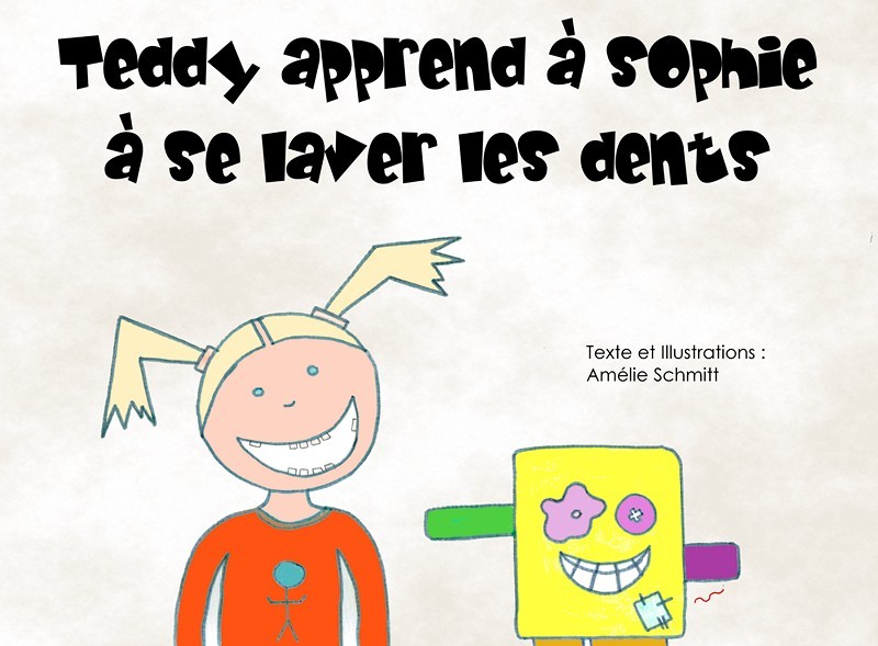 Teddy apprend à Sophie à se laver les dents