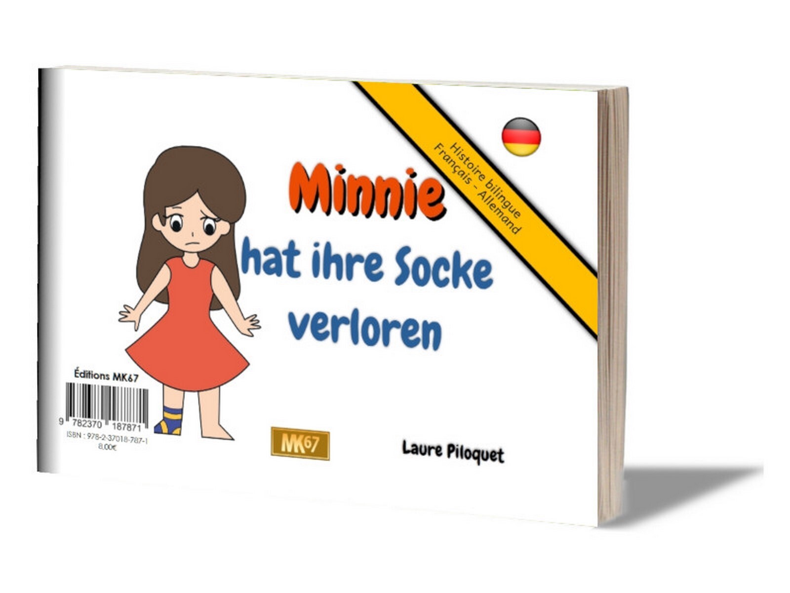 Minnie a perdu sa chausette / Minnie hat ihre Socke verloren (livre bilingue FR/Allemand)