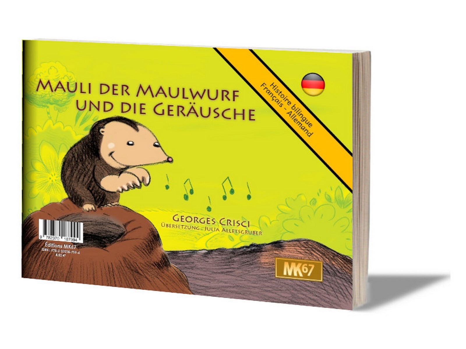 Topie la taupe et les sons / Mauli der Maulwurf und die Geräusche (Livre)