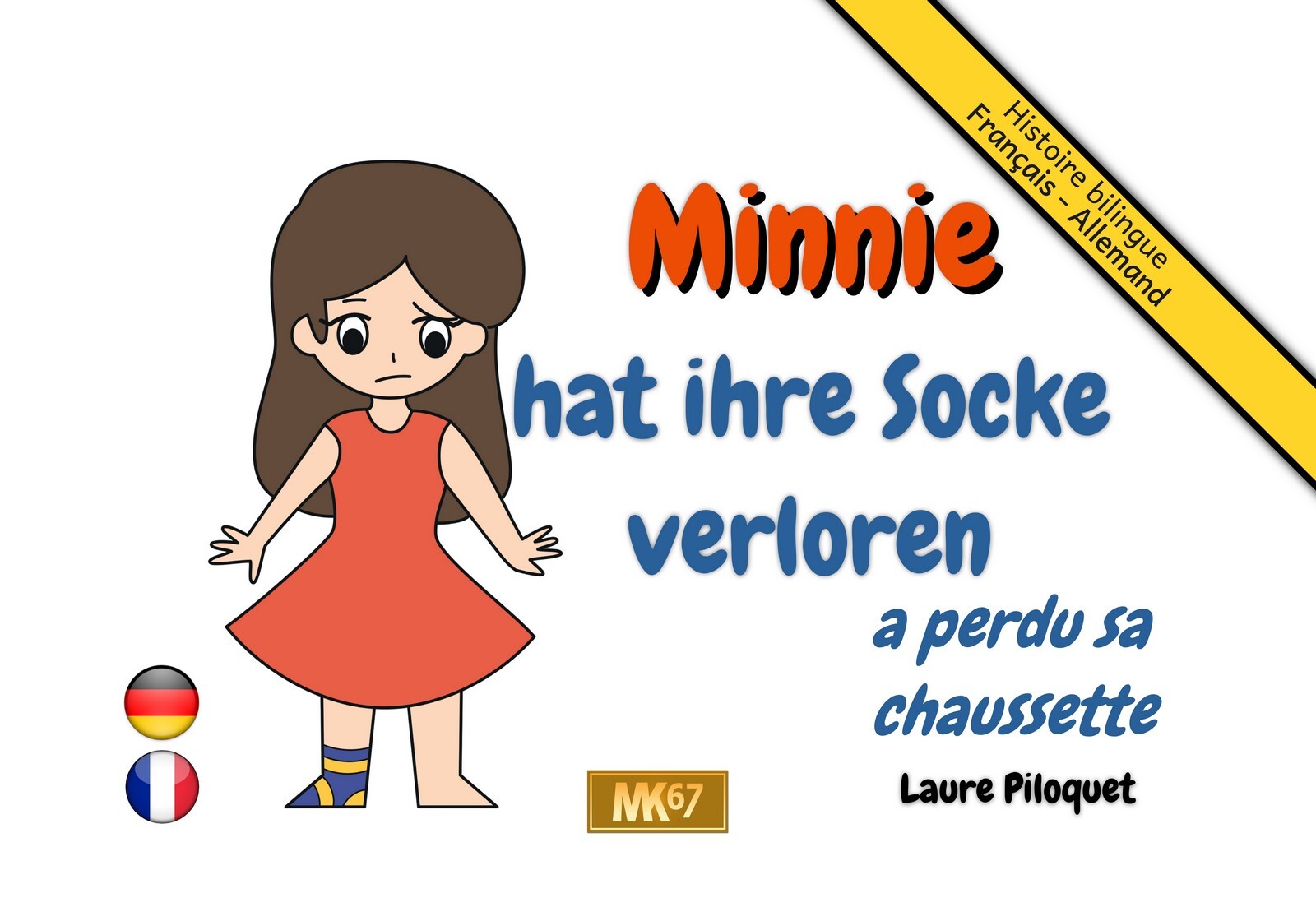 Minnie a perdu sa chausette / Minnie hat ihre Socke verloren (Kamishibai FR/Allemand)