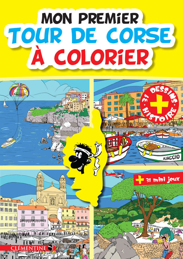 Mon premier Tour de Corse à colorier