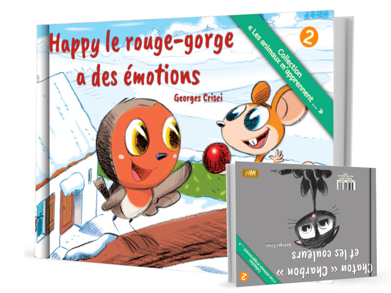 Les animaux m'apprennent T.2 : Les émotions et les couleurs