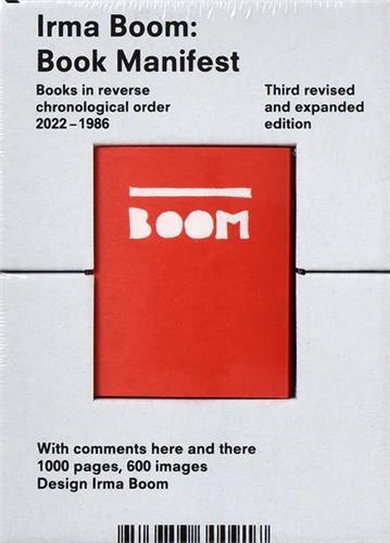 Irma Boom Book Manifest /anglais
