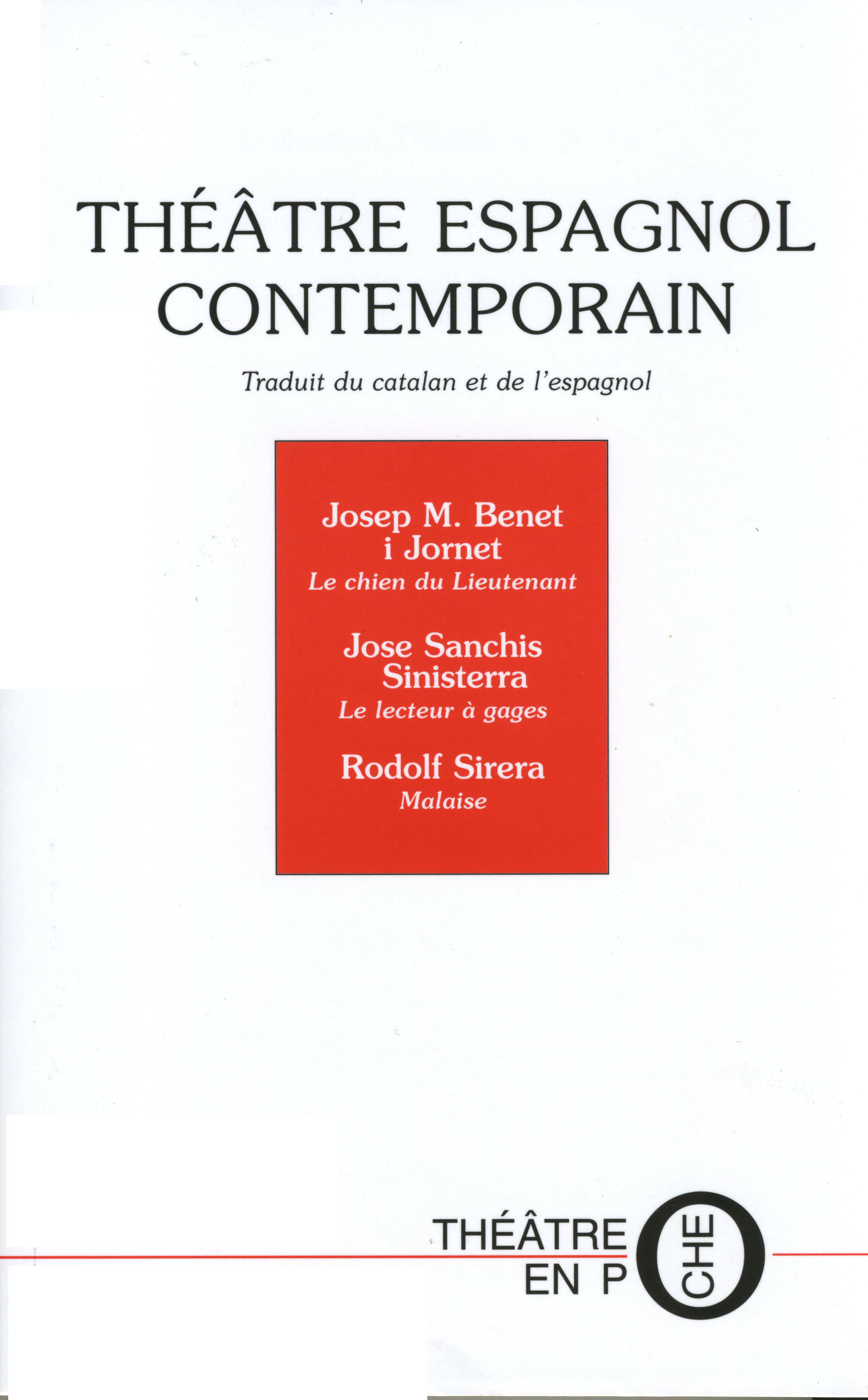 THEATRE ESPAGNOL CONTEMPORAIN