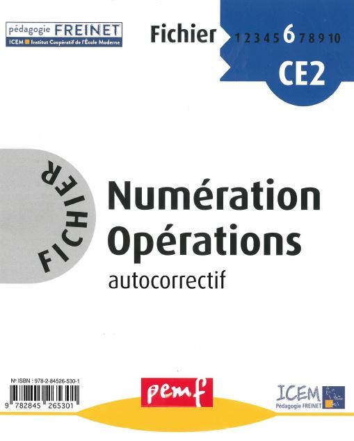 Fichier Numération Opérations CE2 NIVEAU 2 Fichier 6