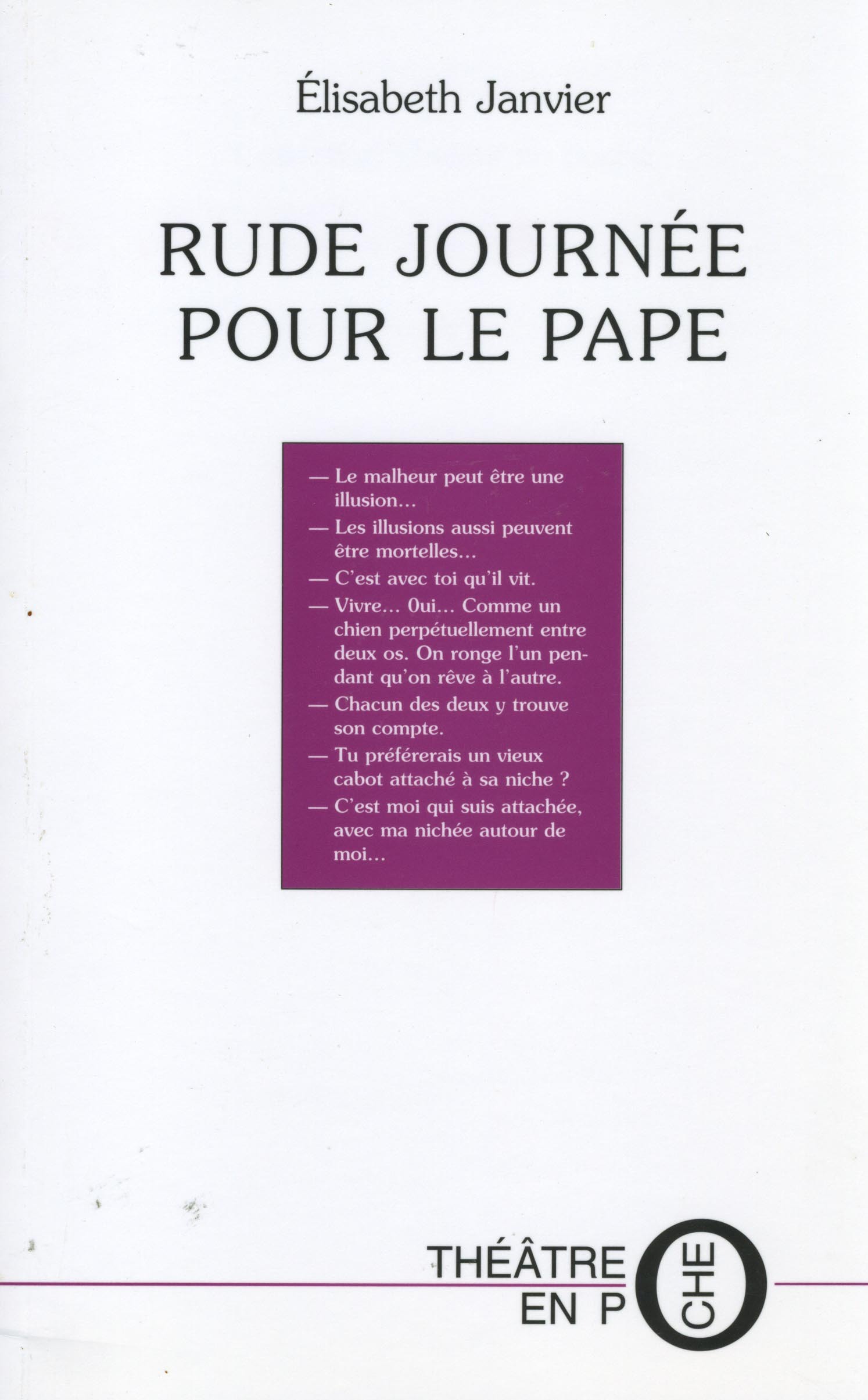 RUDE JOURNEE POUR LE PAPE