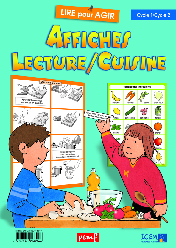 AFFICHES LECTURE CUISINE