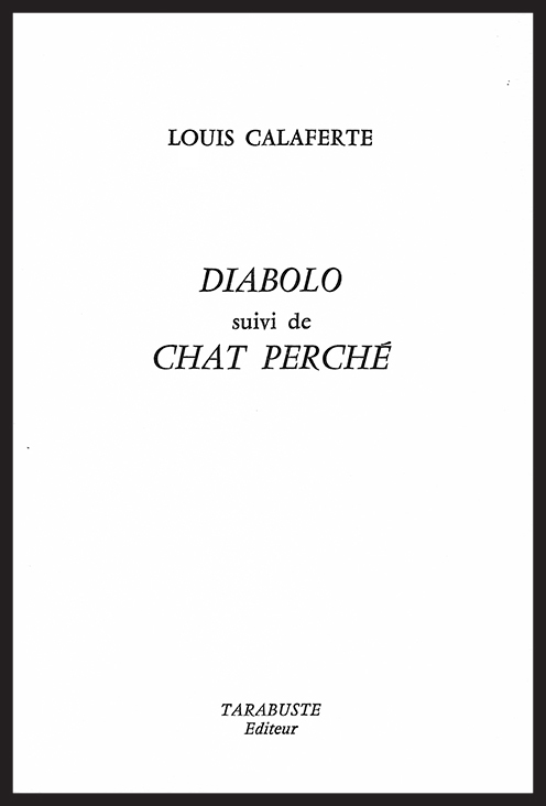 DIABOLO - Louis Calaferte