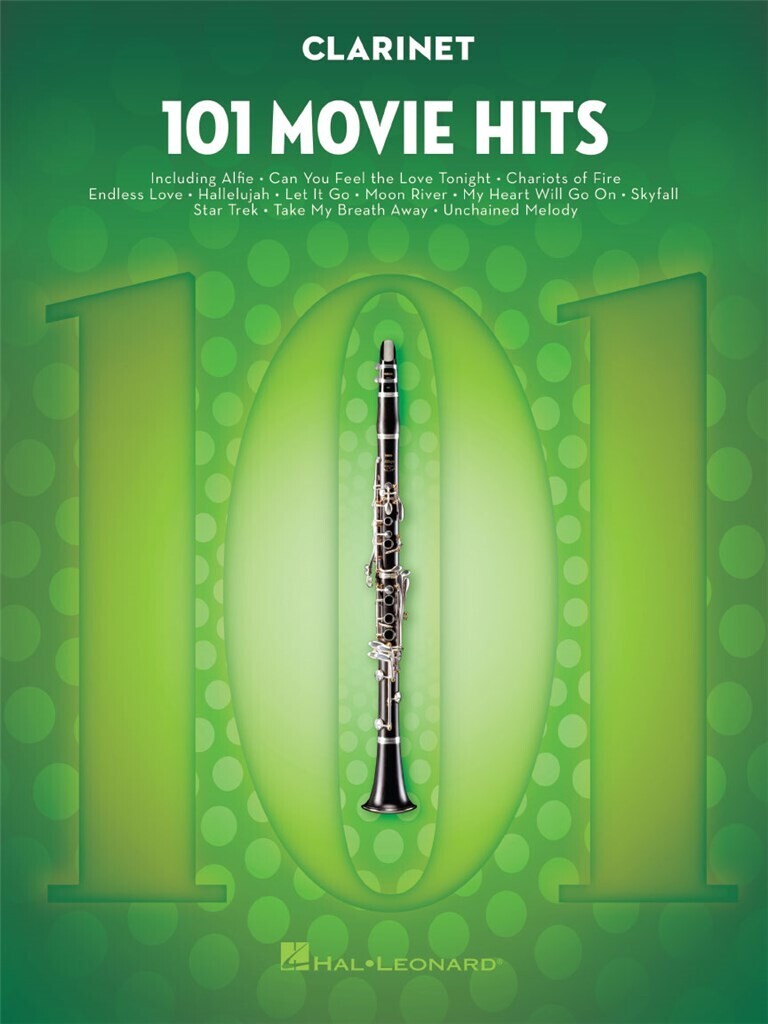 101 MOVIE HITS FOR CLARINET CLARINETTE