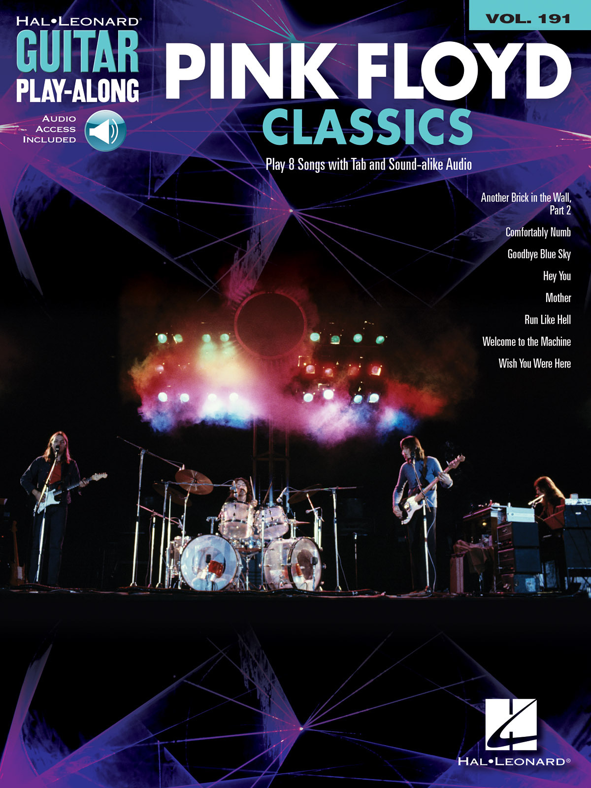 PINK FLOYD CLASSICS :  GUITAR PLAY-ALONG VOLUME 191 + ENREGISTREMENT(S) EN LIGNE