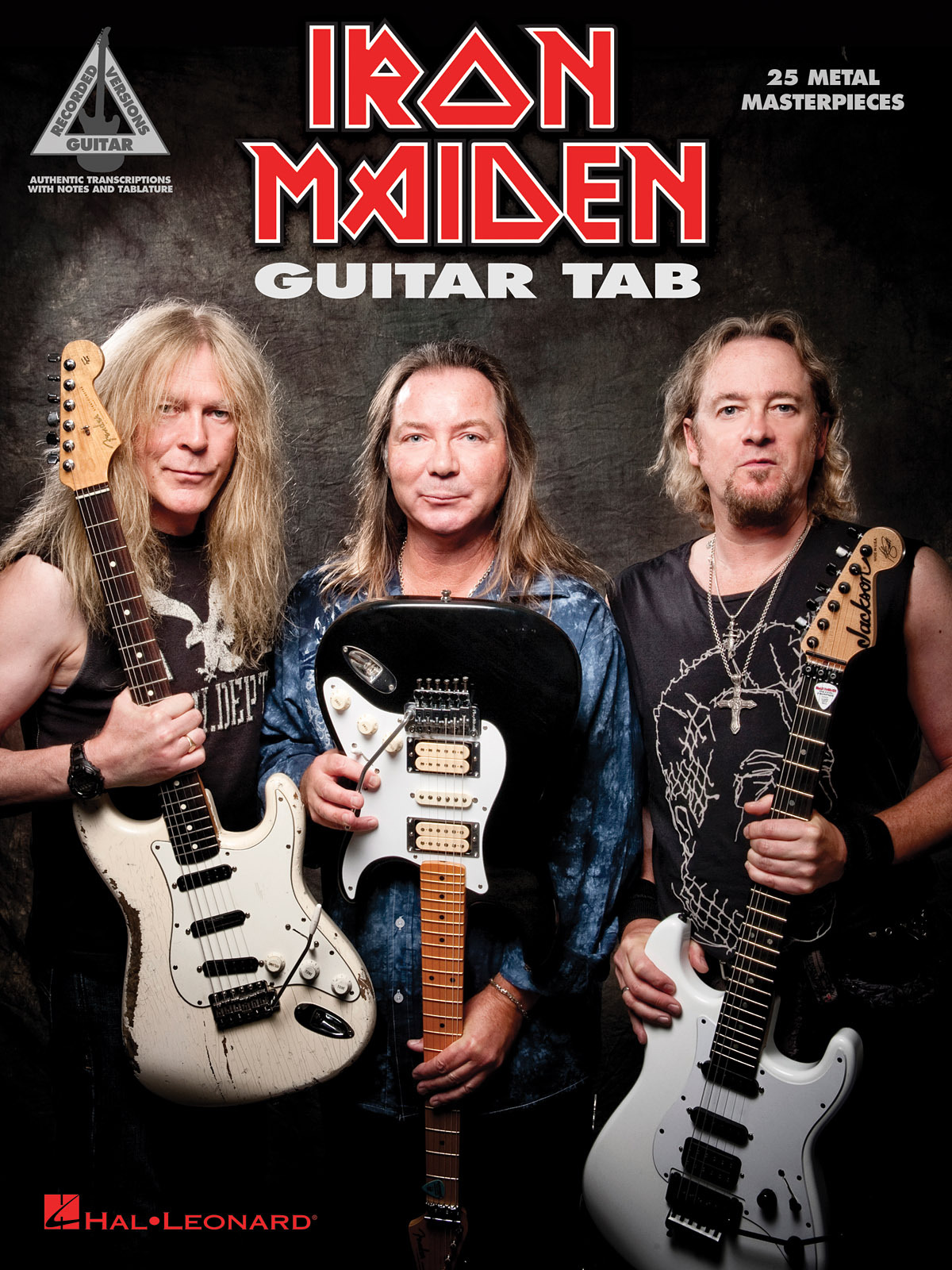 IRON MAIDEN - GUITAR TAB - 25 METAL MASTERPIECES -  GUITAR RECORDED VERSION - 352 PAGES