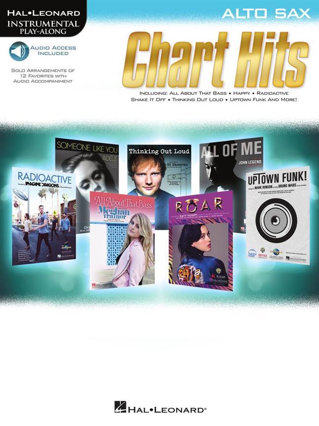 CHART HITS - ALTO SAXOPHONE -  INSTRUMENTAL PLAY-ALONG + ENREGISTREMENT(S) EN LIGNE