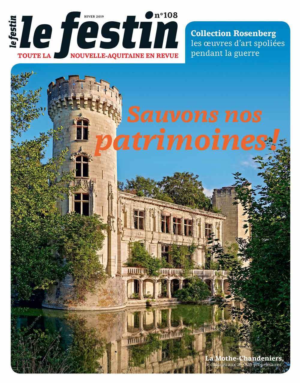 REVUE LE FESTIN # 108 SAUVONS NOS PATRIMOINES