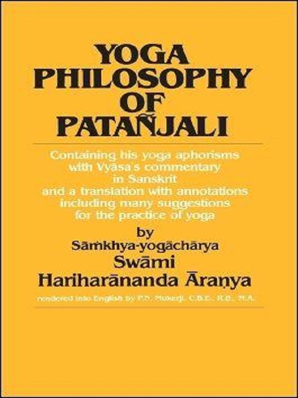 Yoga Philosophy of Patañjali
