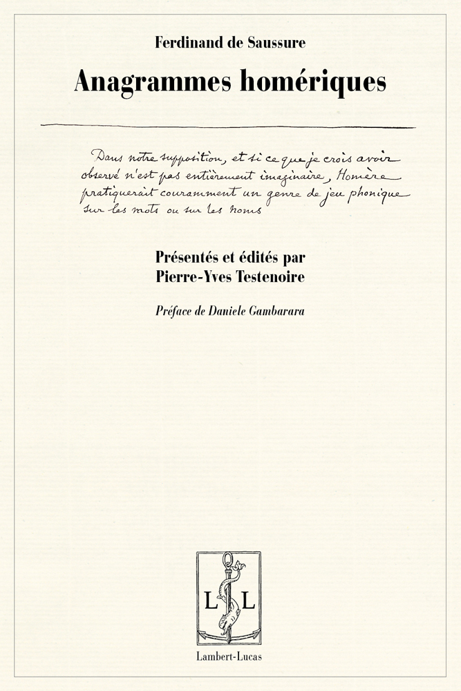 Anagrammes homériques