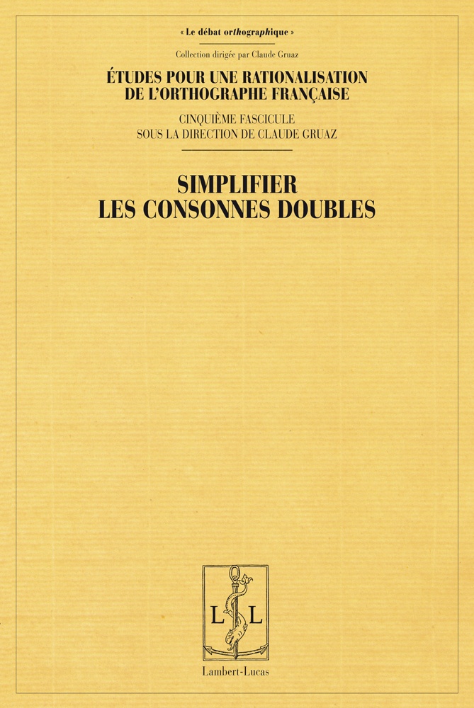 Simplifier les consonnes doubles