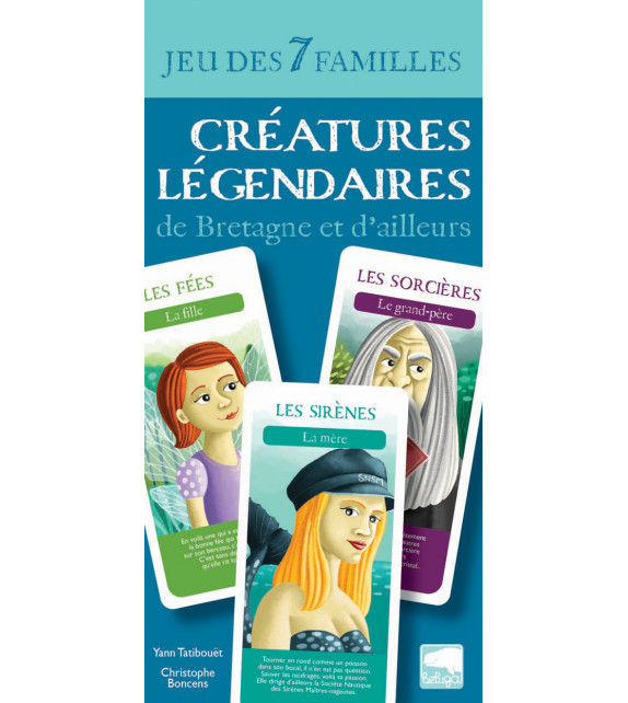 JEU DES 7 FAMILLES CREATURES LEGENDAIRES DE BRETAGNE ET D'AILLEURS