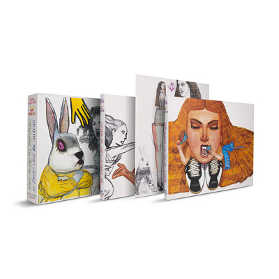 Alice au pays des merveilles et de l'autre coté du miroir - Illustrés par Pat Andrea - edition bilin