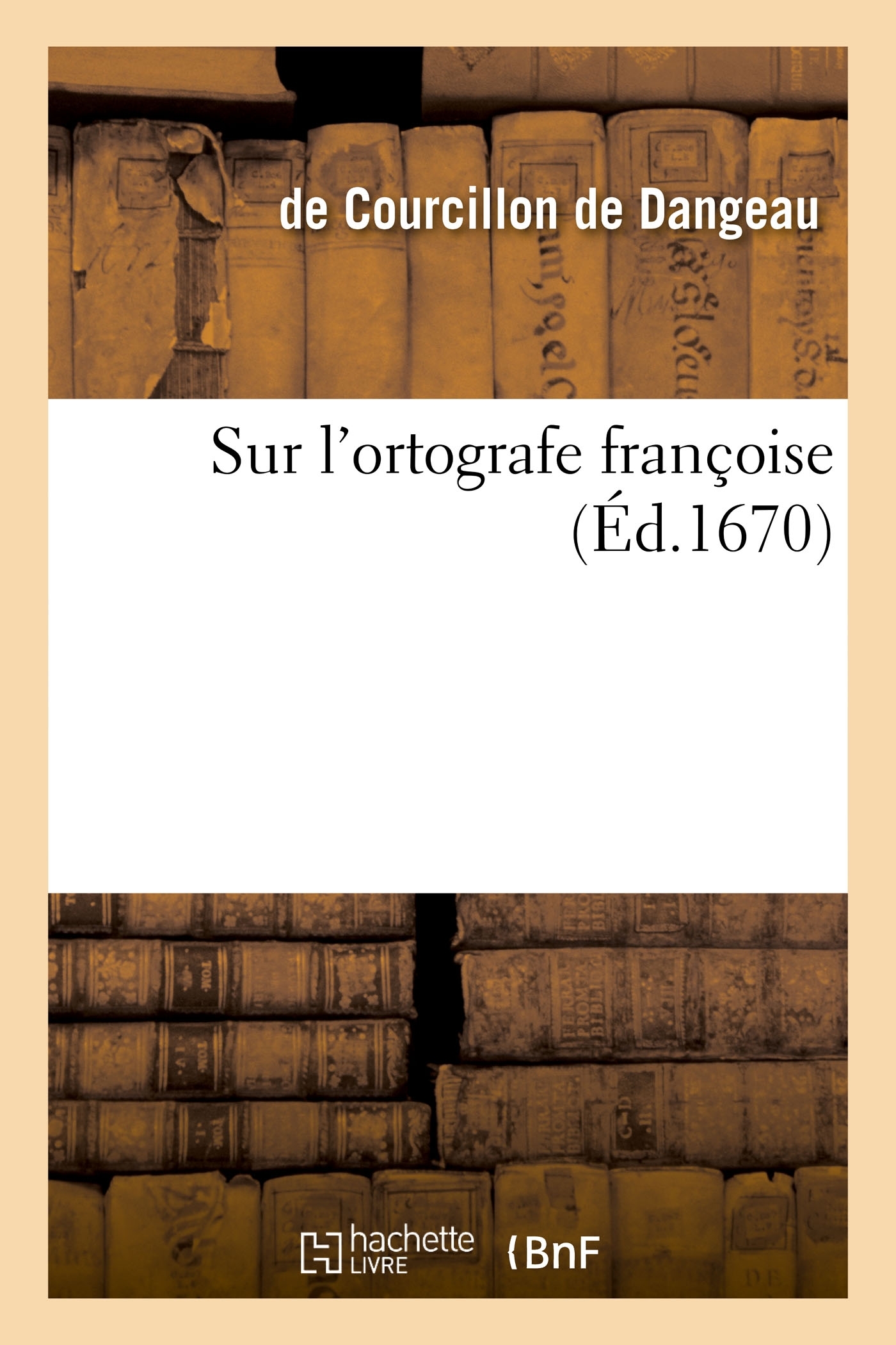 Sur l'ortografe françoise