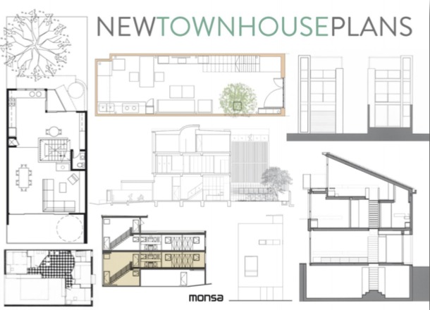 NEW TOWN HOUSES PLANS