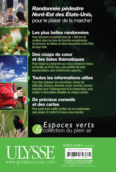 Randonnée pédestre Nord-Est des Etats-Unis