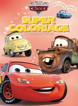 La course de voitures, SUPER COLORIAGE