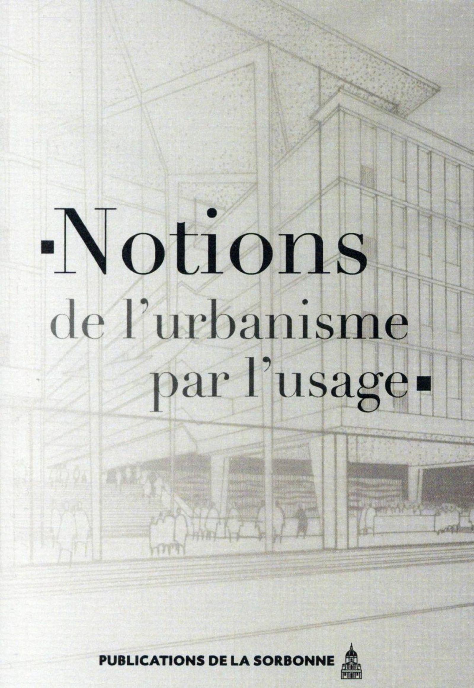 Notions de l'urbanisme par l'usage