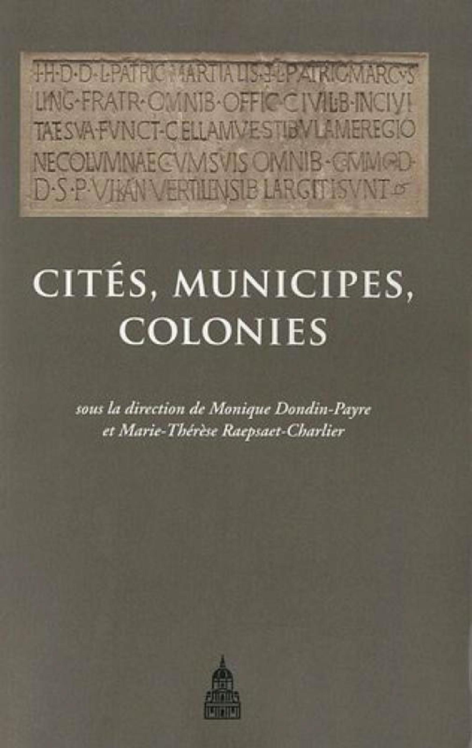 Cités, municipes, colonies