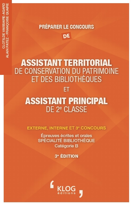 Préparer le concours d’Assistant territorial de conservation du patrimoine et des bibliothèques