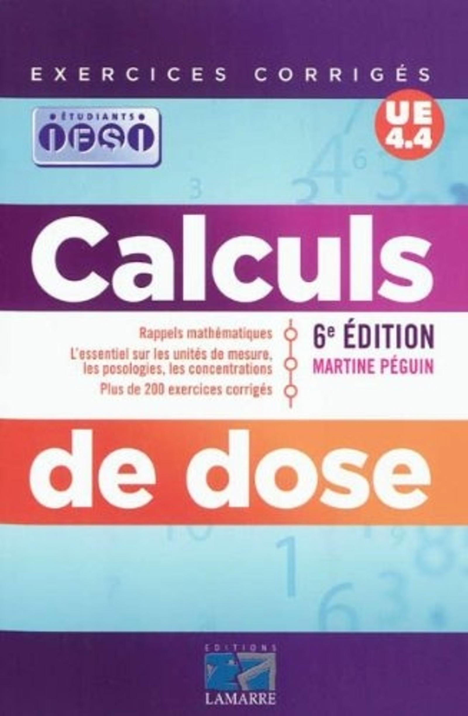 CALCUL DE DOSE 6E ED