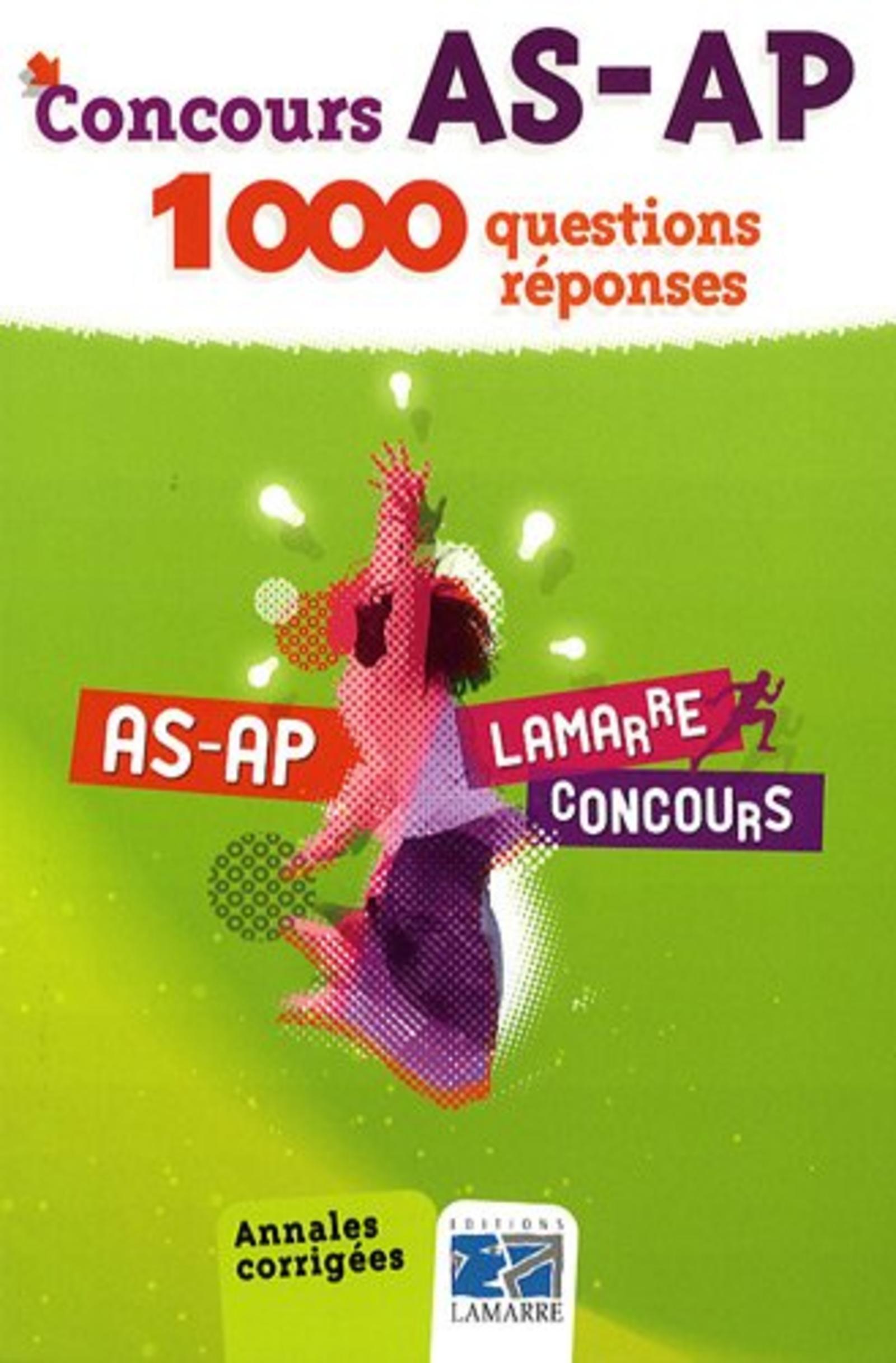 CONCOURS AS AP 1000 QUESTIONS REPONSES