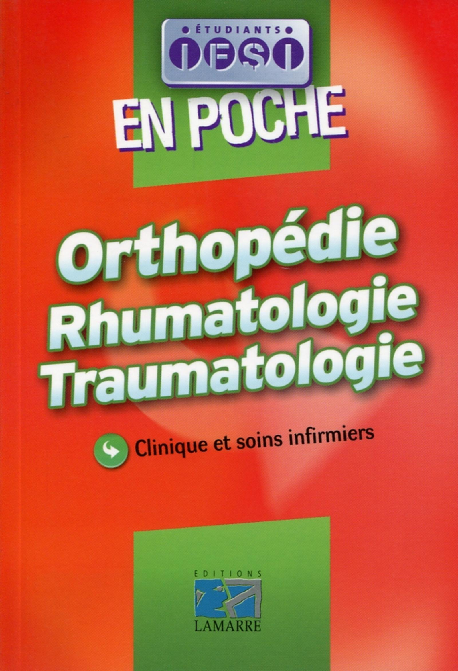 ORTHOPEDIE RHUMATOLOGIE TRAUMATOLOGIE