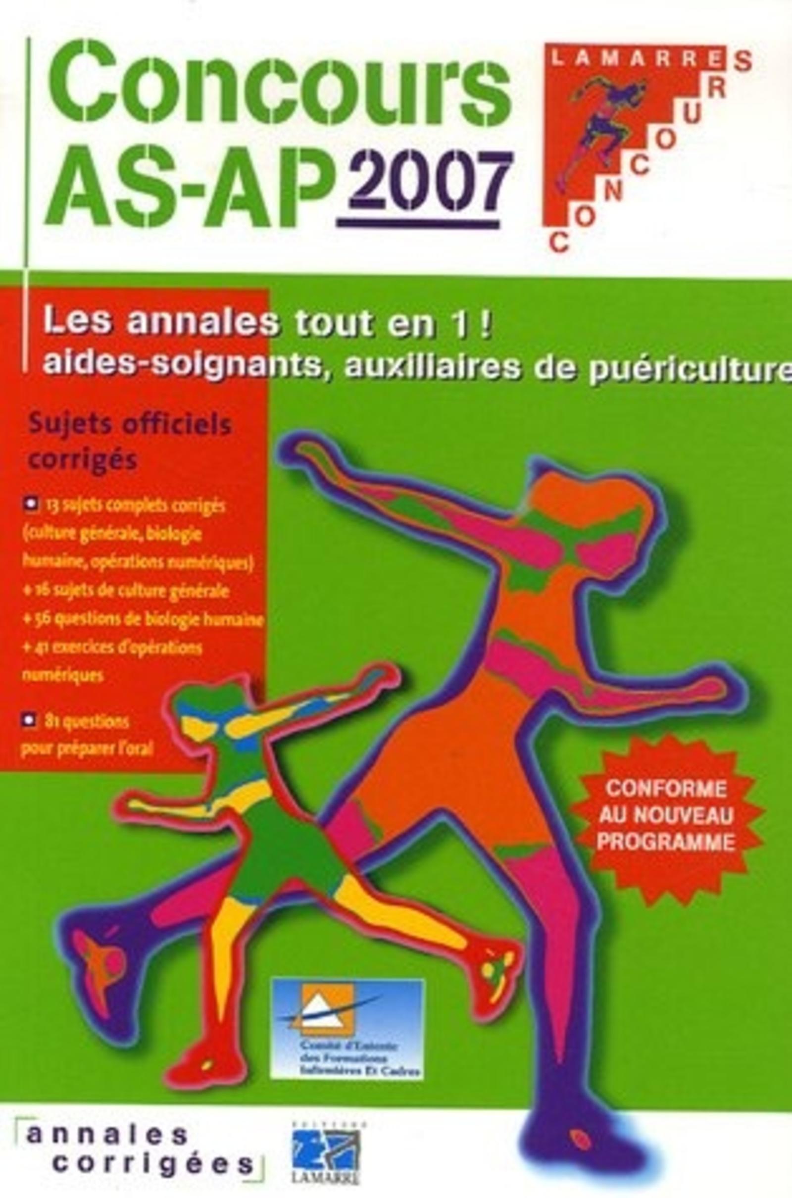 CONCOURS AS/AP 2007