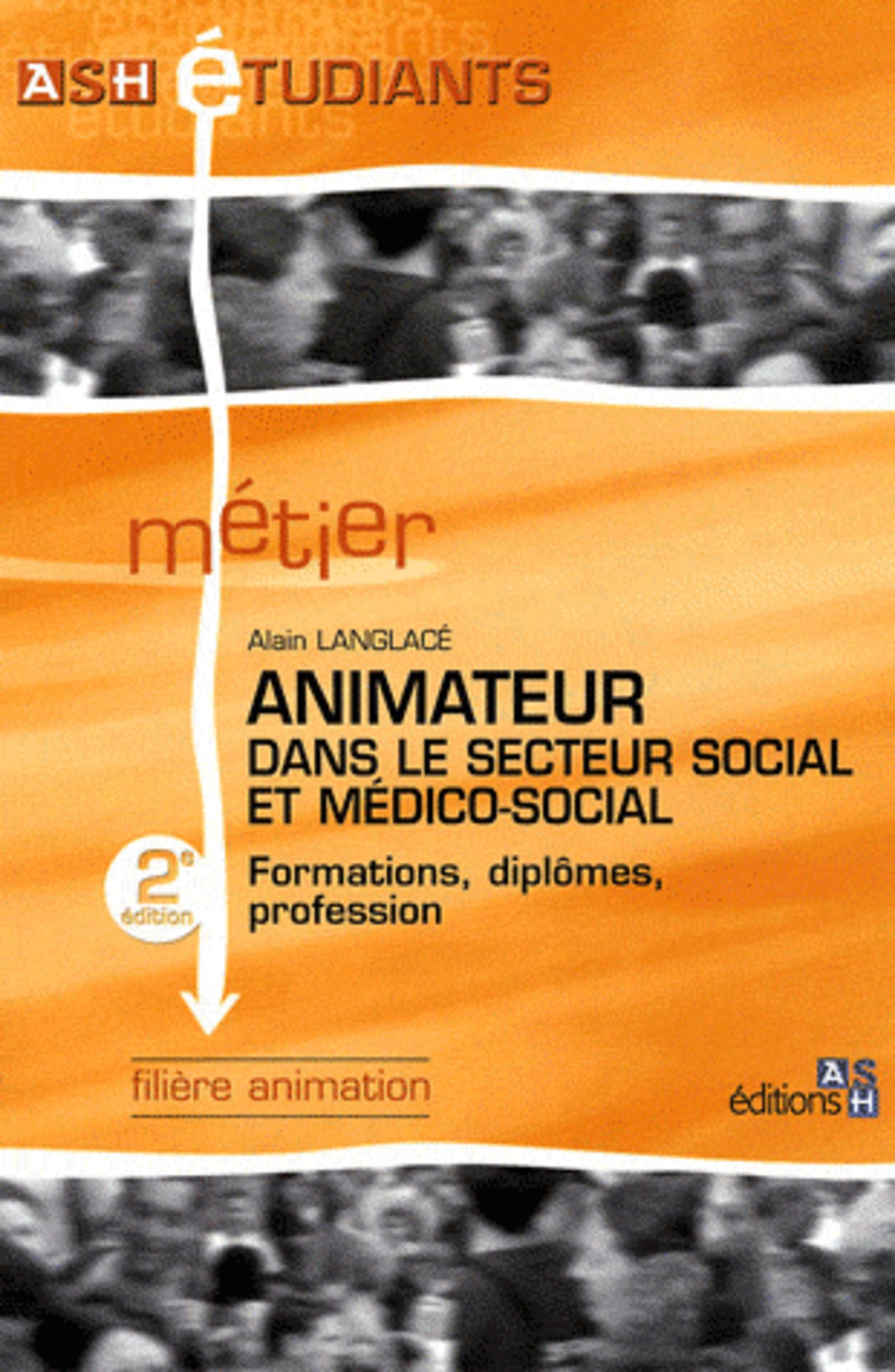 ANIMATEUR DANS LE SECTEUR SOCIAL ET MEDICO-SOCIAL. 2E EDITION. FORMATIONS, DIPLO