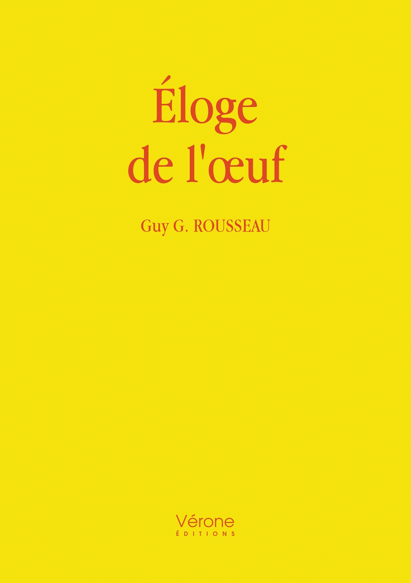 Éloge de l'oeuf