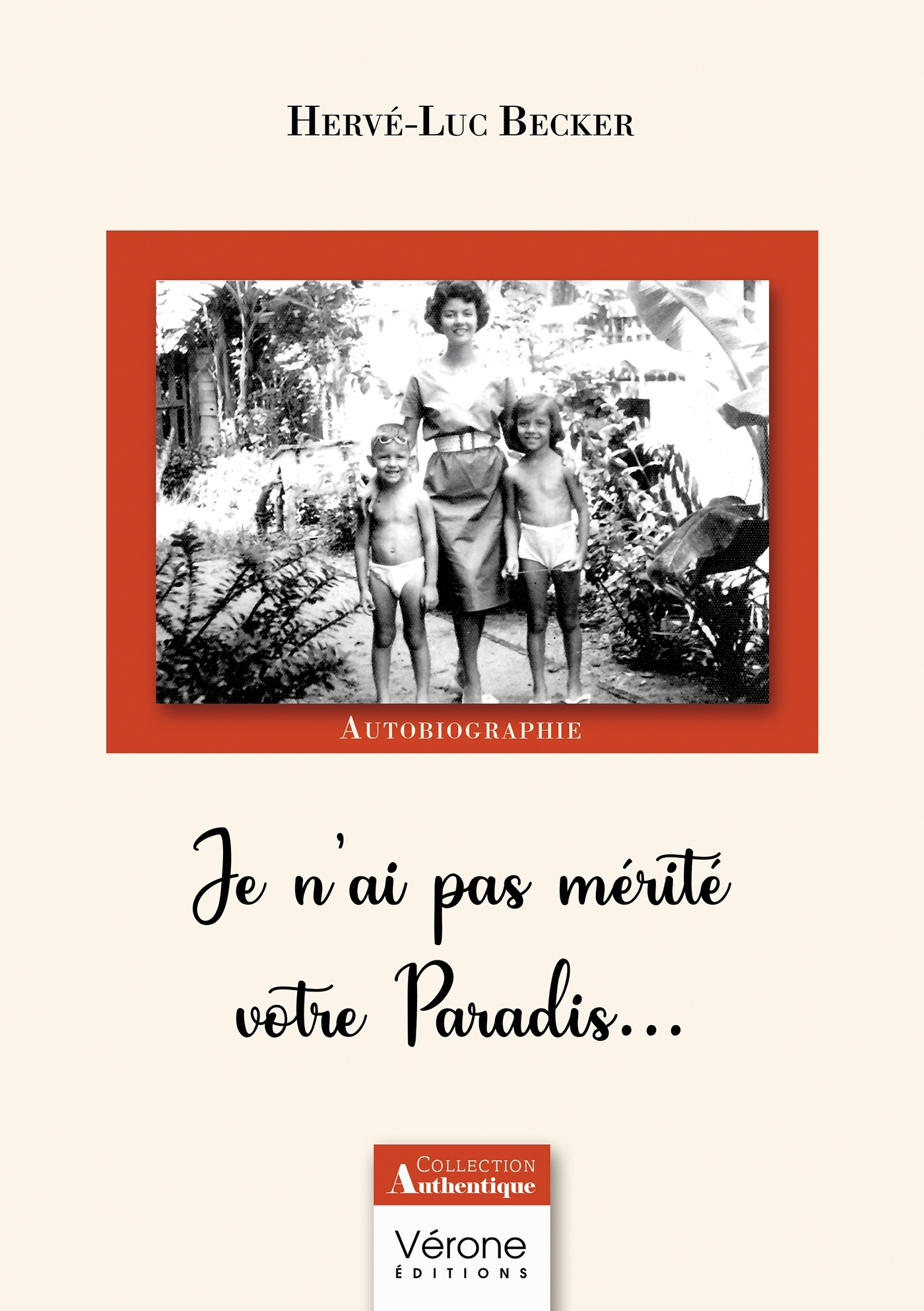 Je n'ai pas mérité votre Paradis...