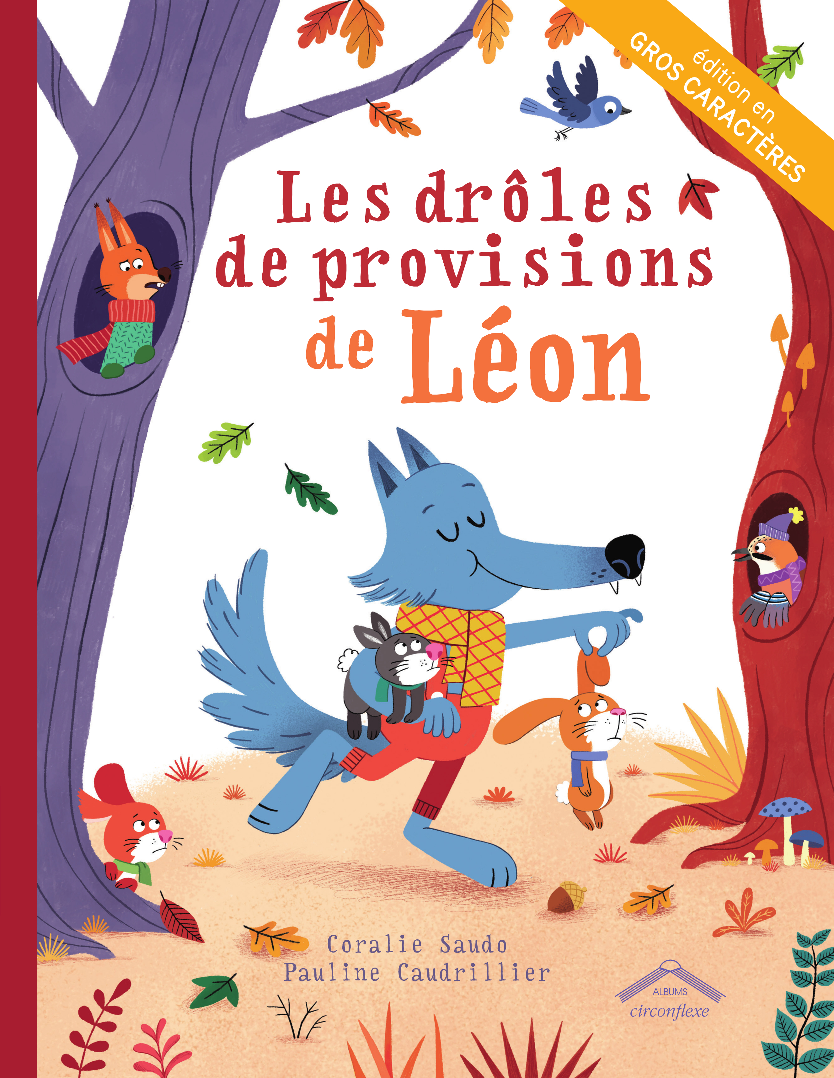 Les drôles de provisions de Léon : Gros caractères 