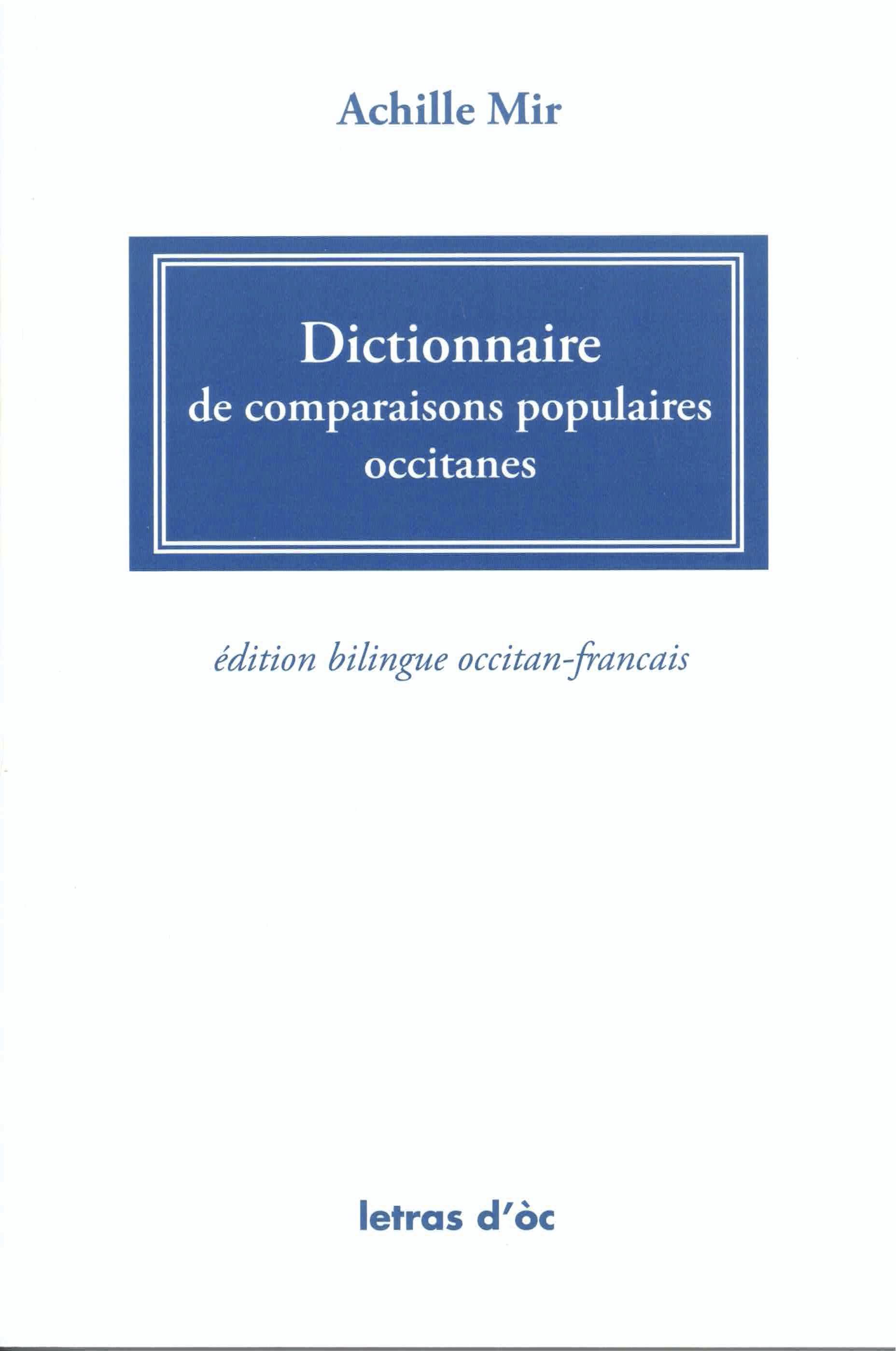Dictionnaire de comparaisons populaires occitanes