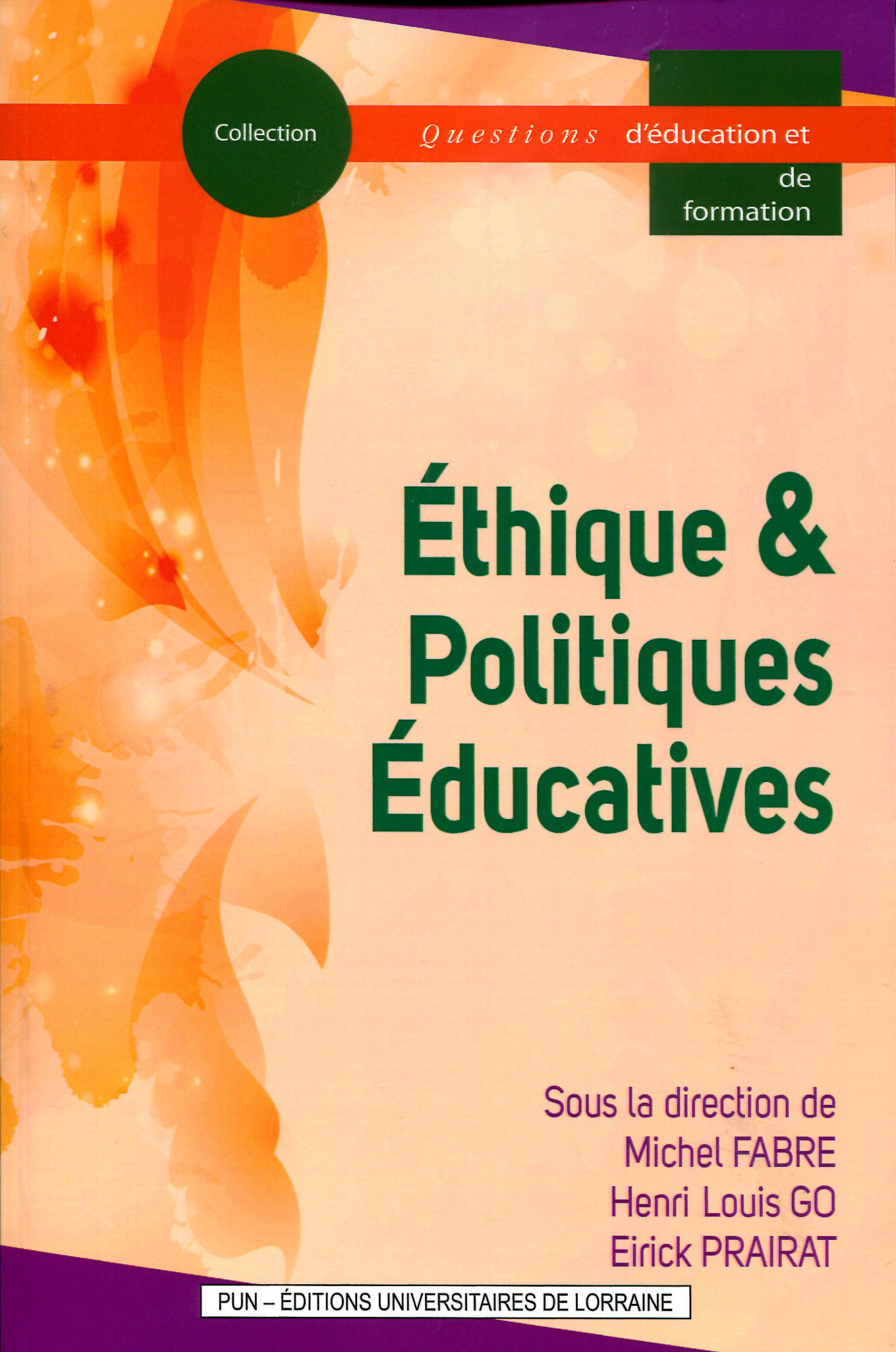 Éthique & politiques éducatives