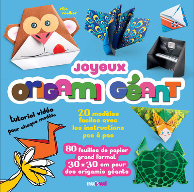 Joyeux origami géant pour amuser les plus petits