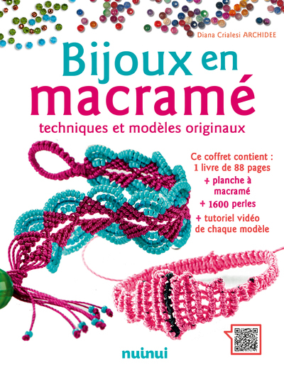 Bijoux en macramé - Techniques et modèles originaux (nouvelle édition - coffret)