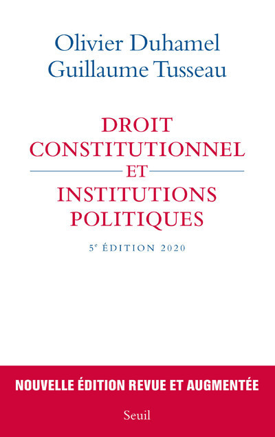 Droit constitutionnel et institutions politiques