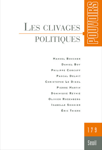 Pouvoirs, n°179. Les Clivages politiques