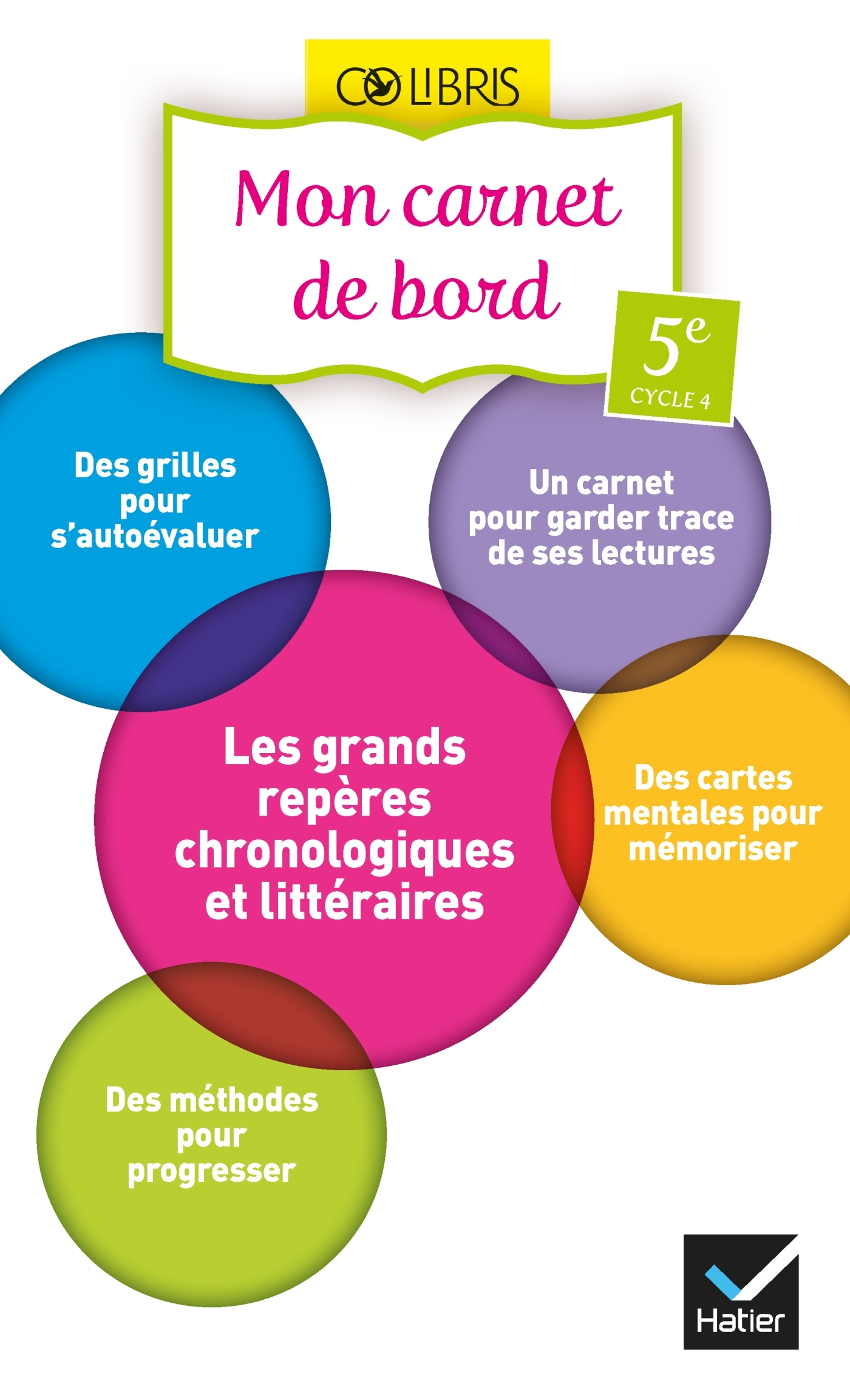 Pack 10 Hatier Colibris Mon carnet de bord 5e