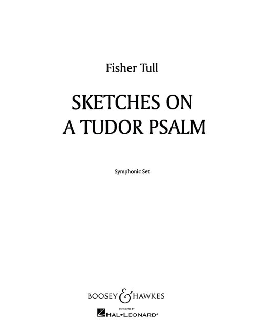 Sketches On a  Tudor Psalm