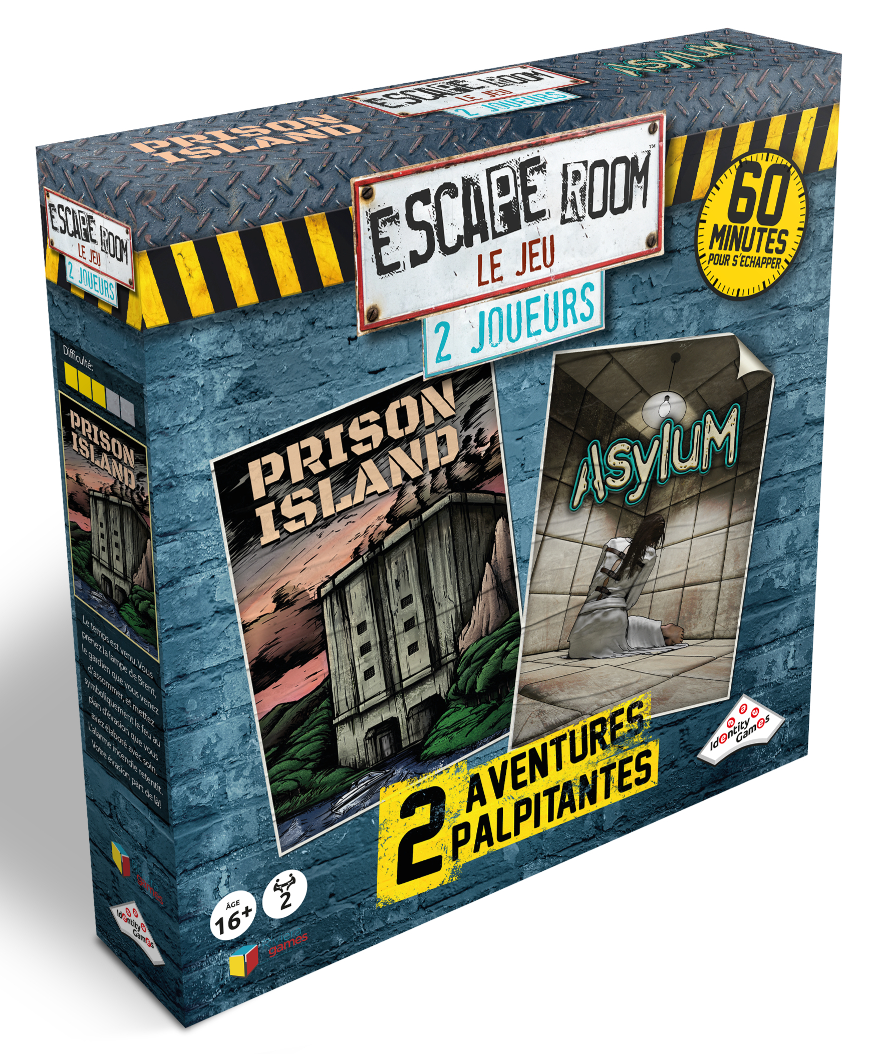 ESCAPE ROOM LE JEU - COFFRET 2 JOUEURS - 2 AVENTURES