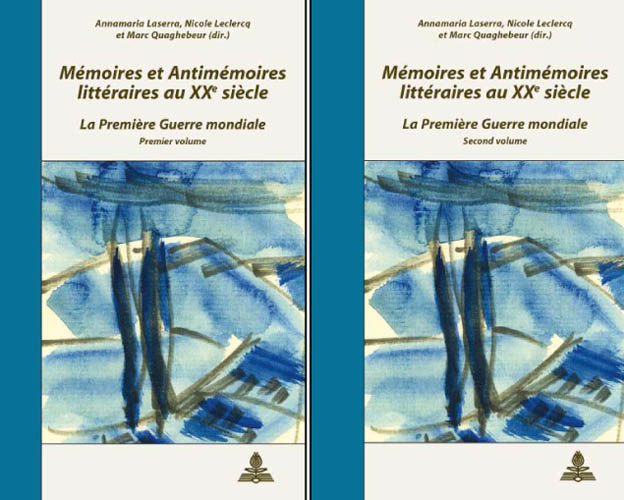MEMOIRE ET ANTIMEMOIRES LITTERAIRES DU  XXE SIECLE (VOL. 1) ET (VOL. 2)