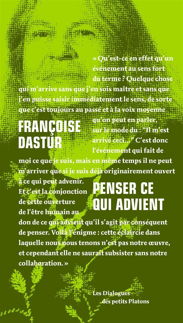 Penser ce qui advient